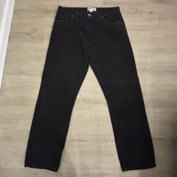 Paper Denim & Cloth Corduroy Black Men's 36x32 Jeans Vintage Work Skater Y2K - Picture 2 of 11